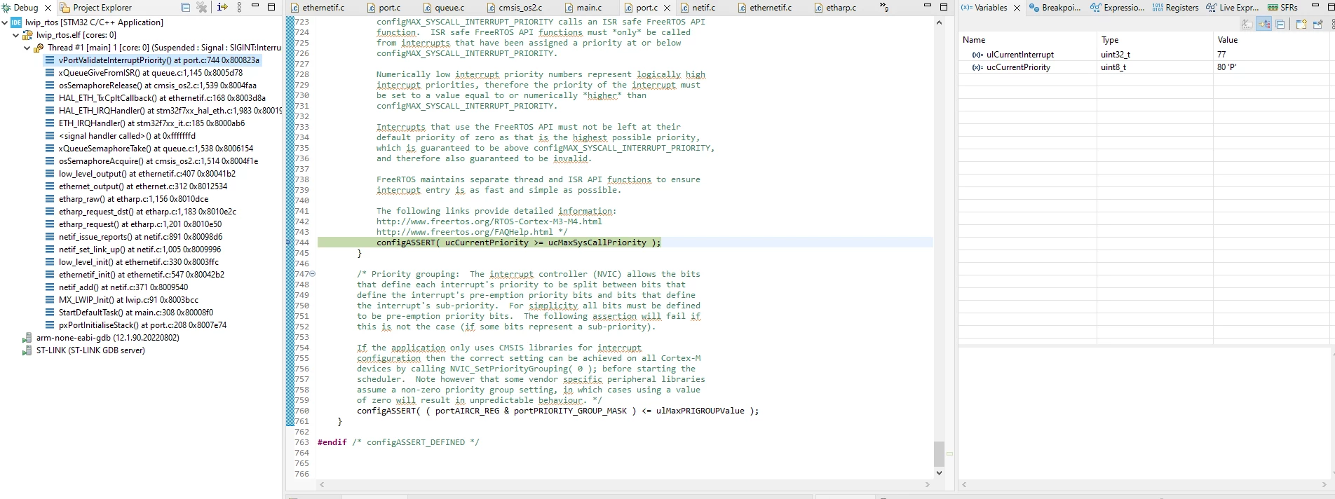 I configure the MPU as suggested