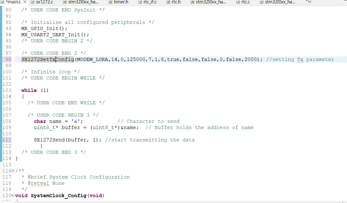 main.c file