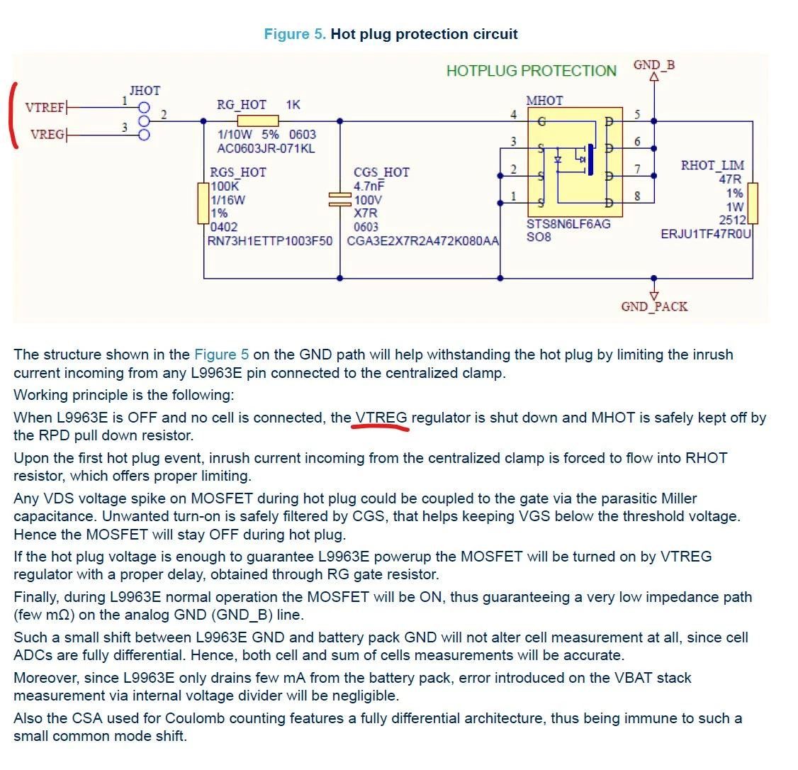What's the meaning of VTREG , in EVAL-L9963E-MCU evaluation board ...