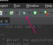 Figure 24 – Debug mode icon