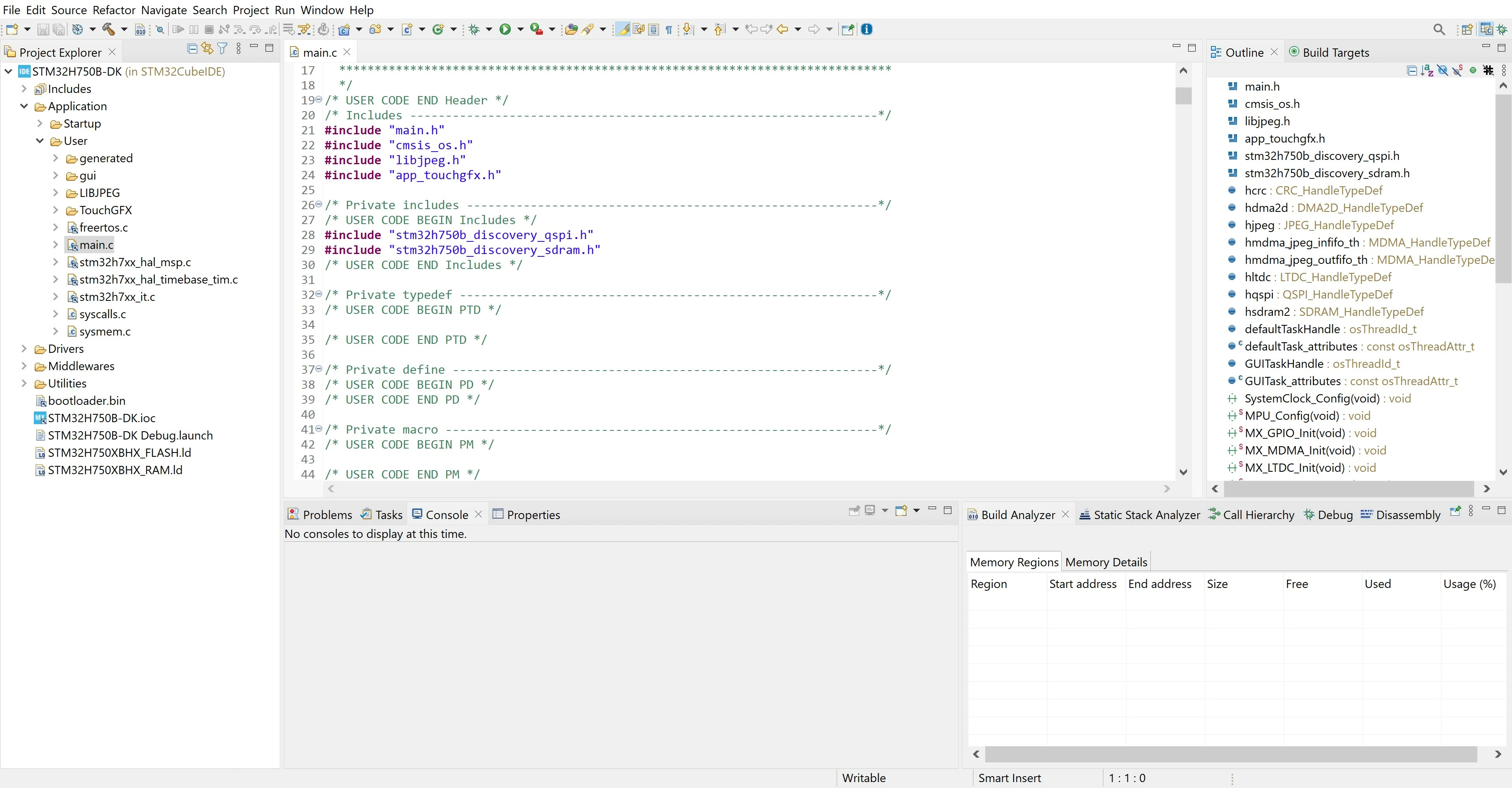 STM32CubeIDE project