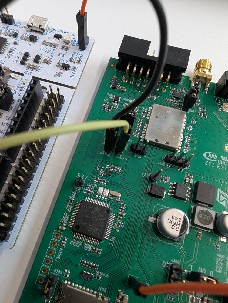 tx/rx on the gnss module