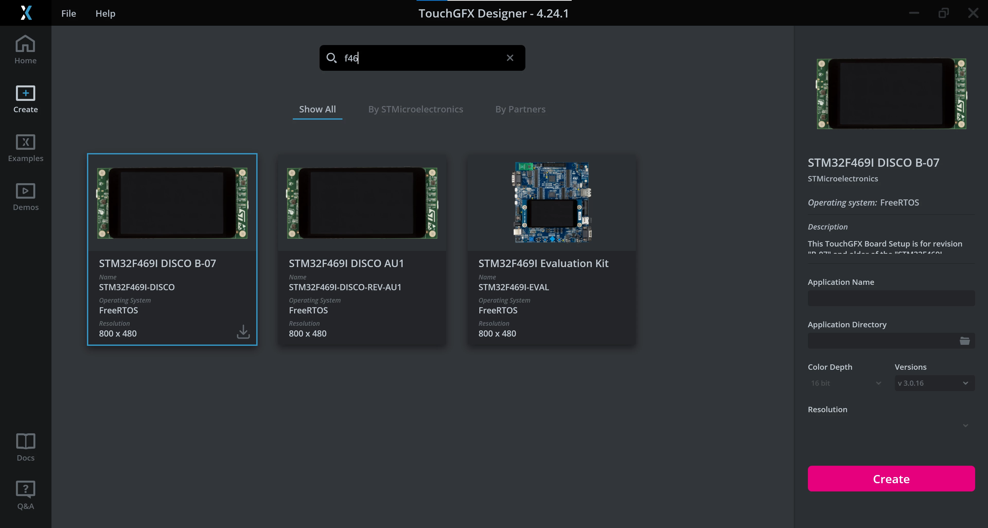 STM32F469I Disco TBS
