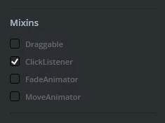ClickListener Option in the Designer