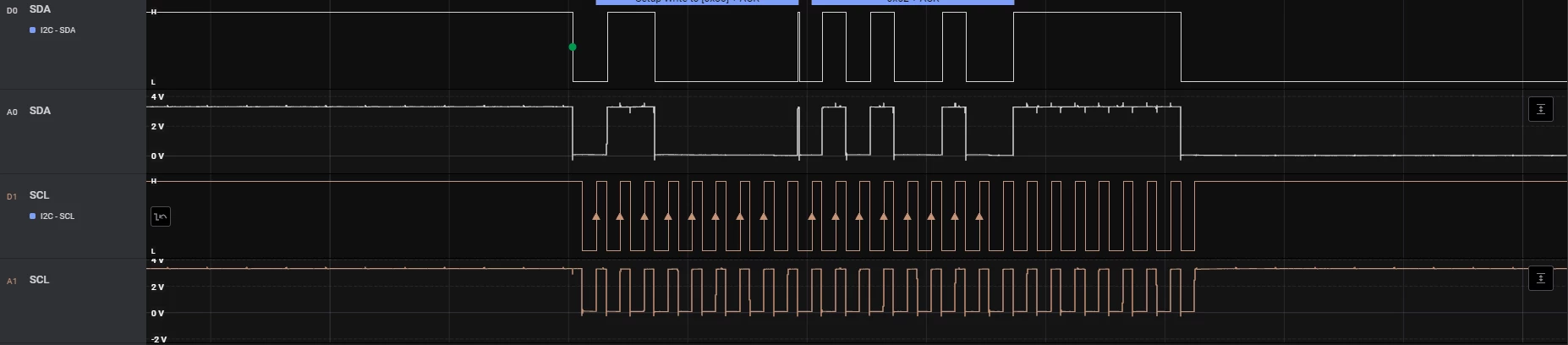 STM32L073 I2C not sending 9th clock pulse | Community