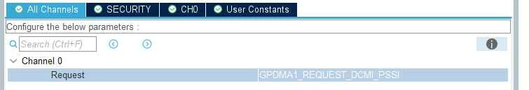 GPDMA1 channels