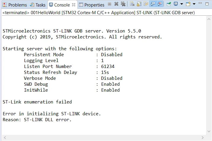 Failed to start GDB server | Community