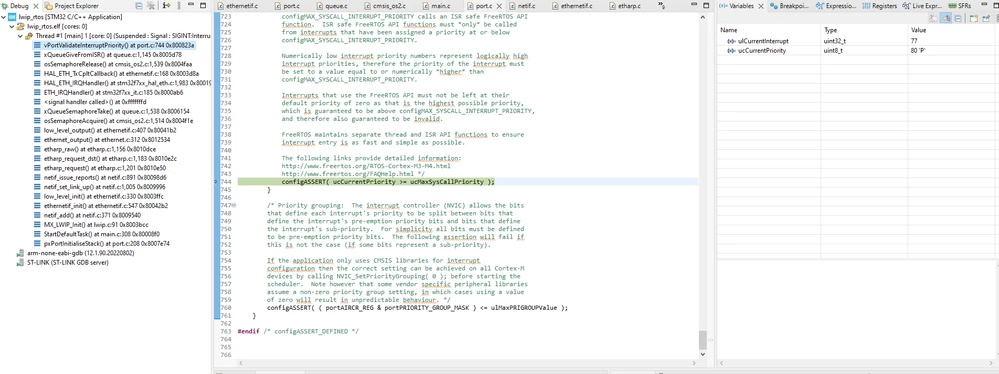 I configure the MPU as suggested
