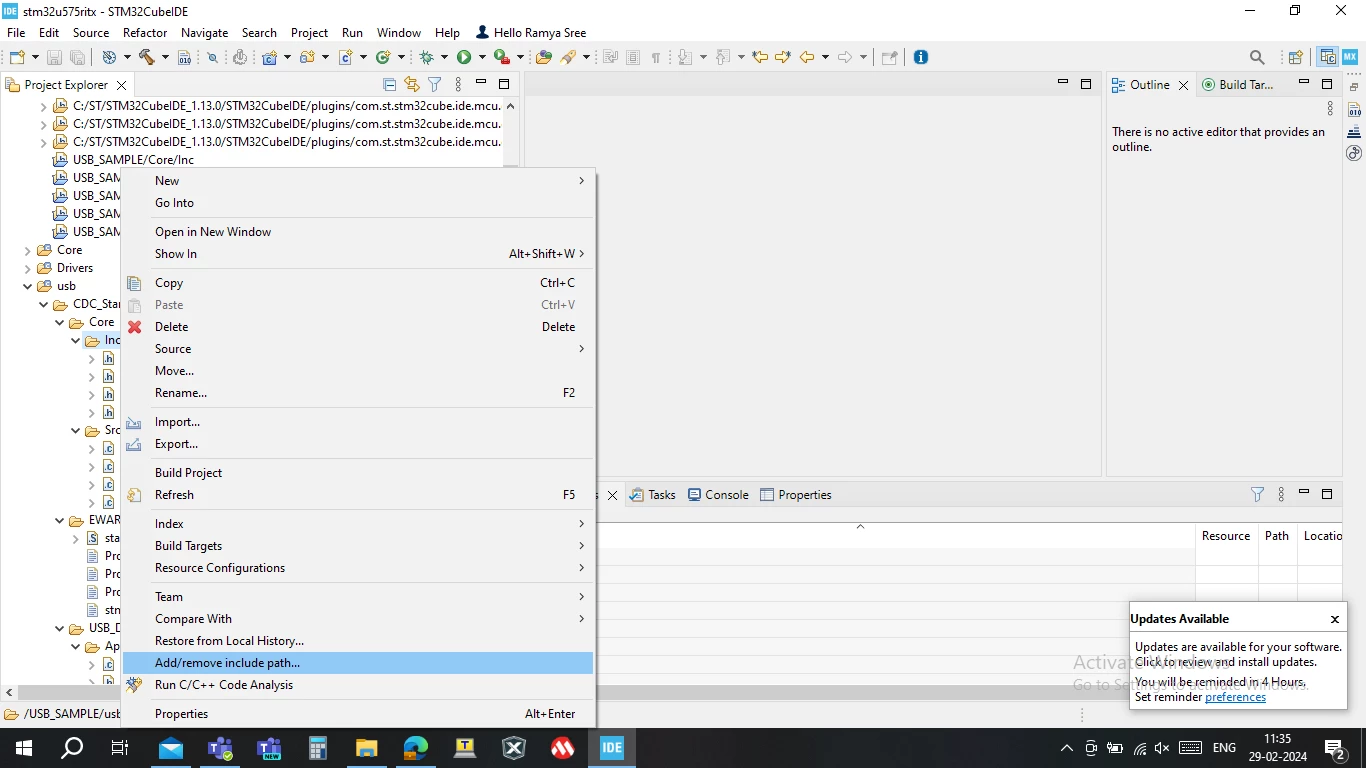 this is how i am adding the path