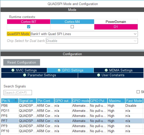 Can't Ping Device After Writing to QSPI w/ RTOS | Community
