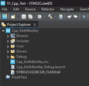 View in CubeIDE