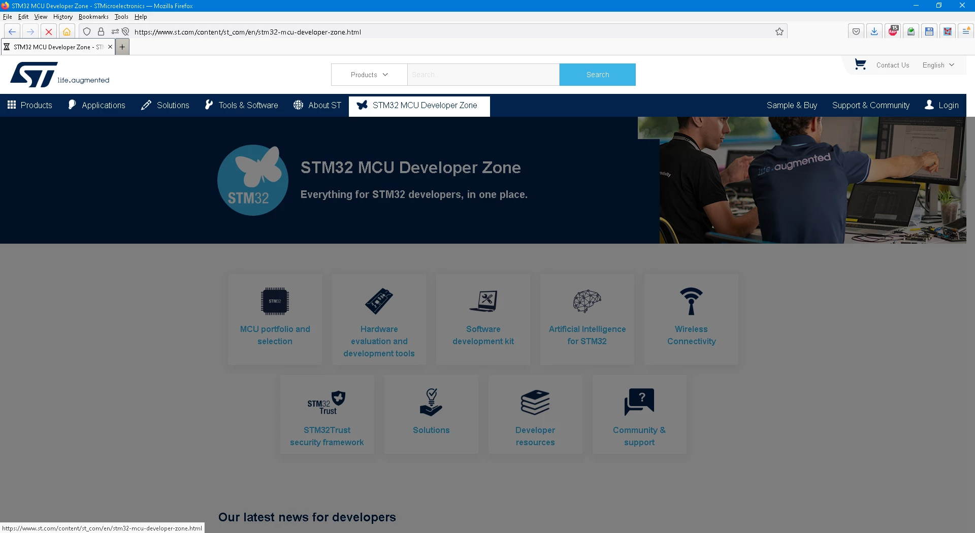STM32 MCU Developer Zone on st.com | Community