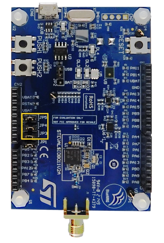STEVAL-IDB011V2 Jumpers Removal