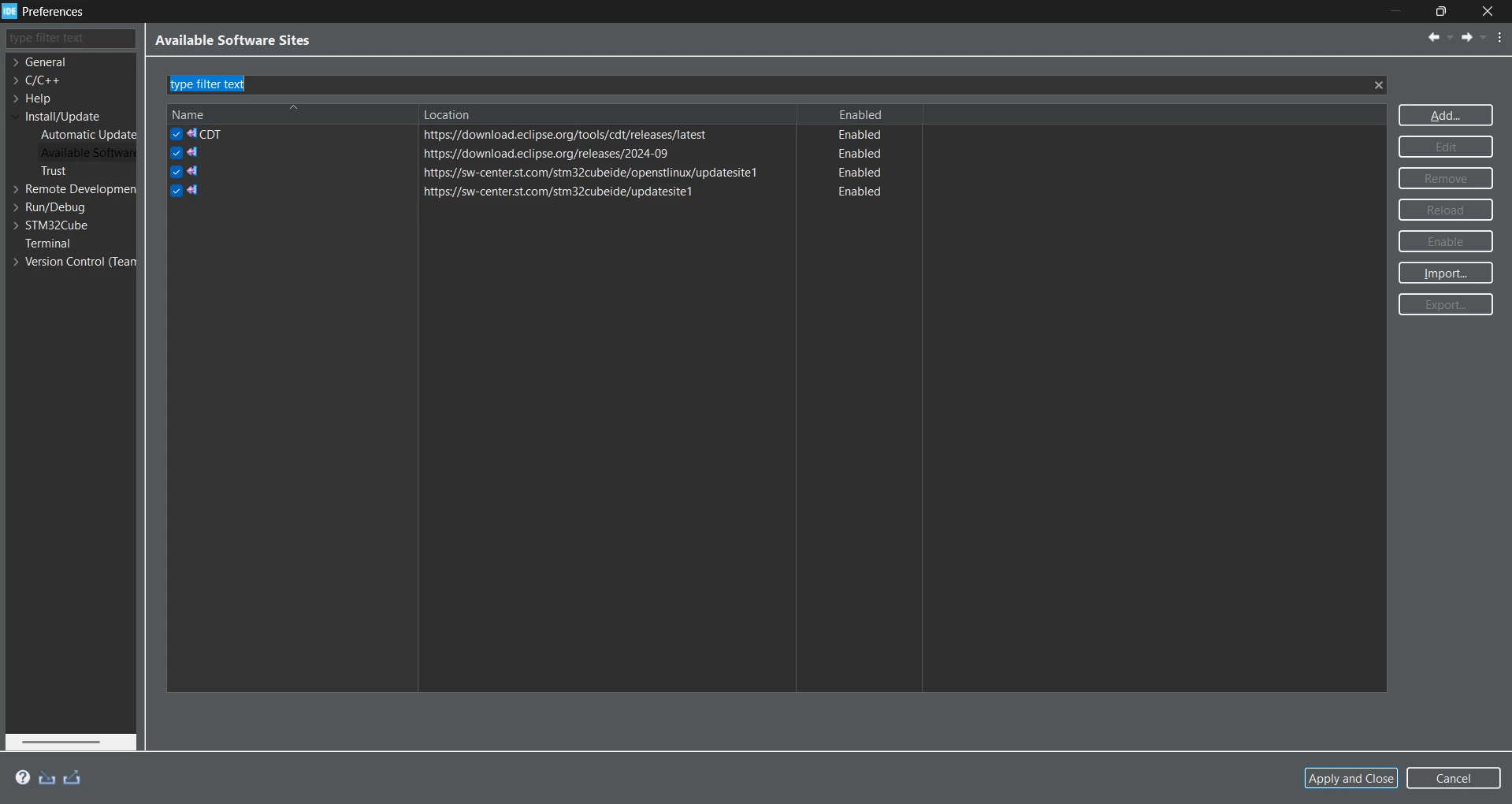 available software sites