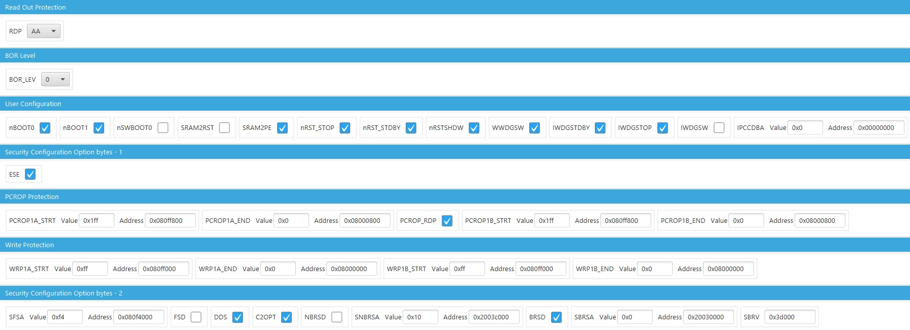STM32WB55RGV6 - Option Bytes.png