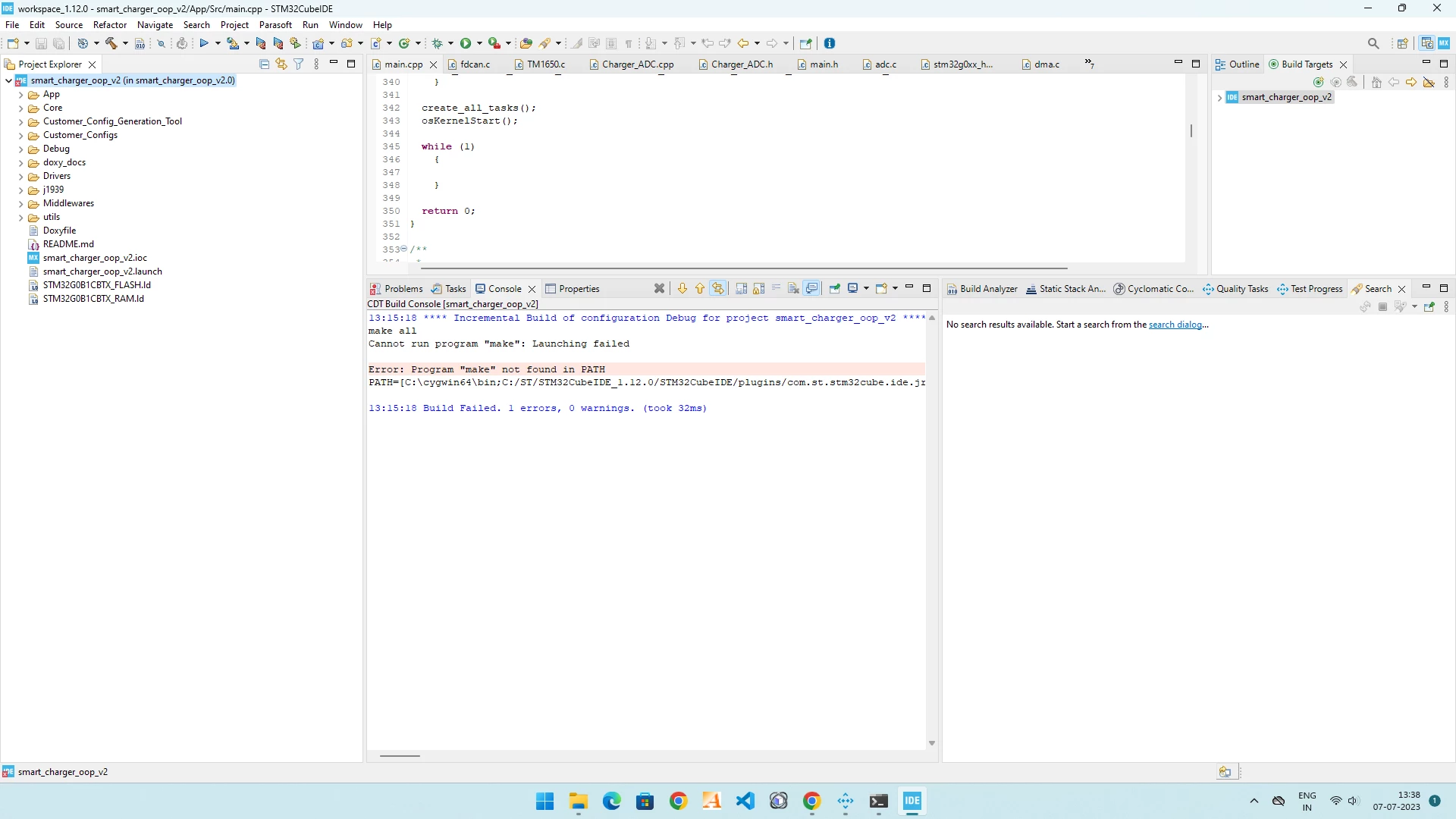program Make not found in PATH | Community