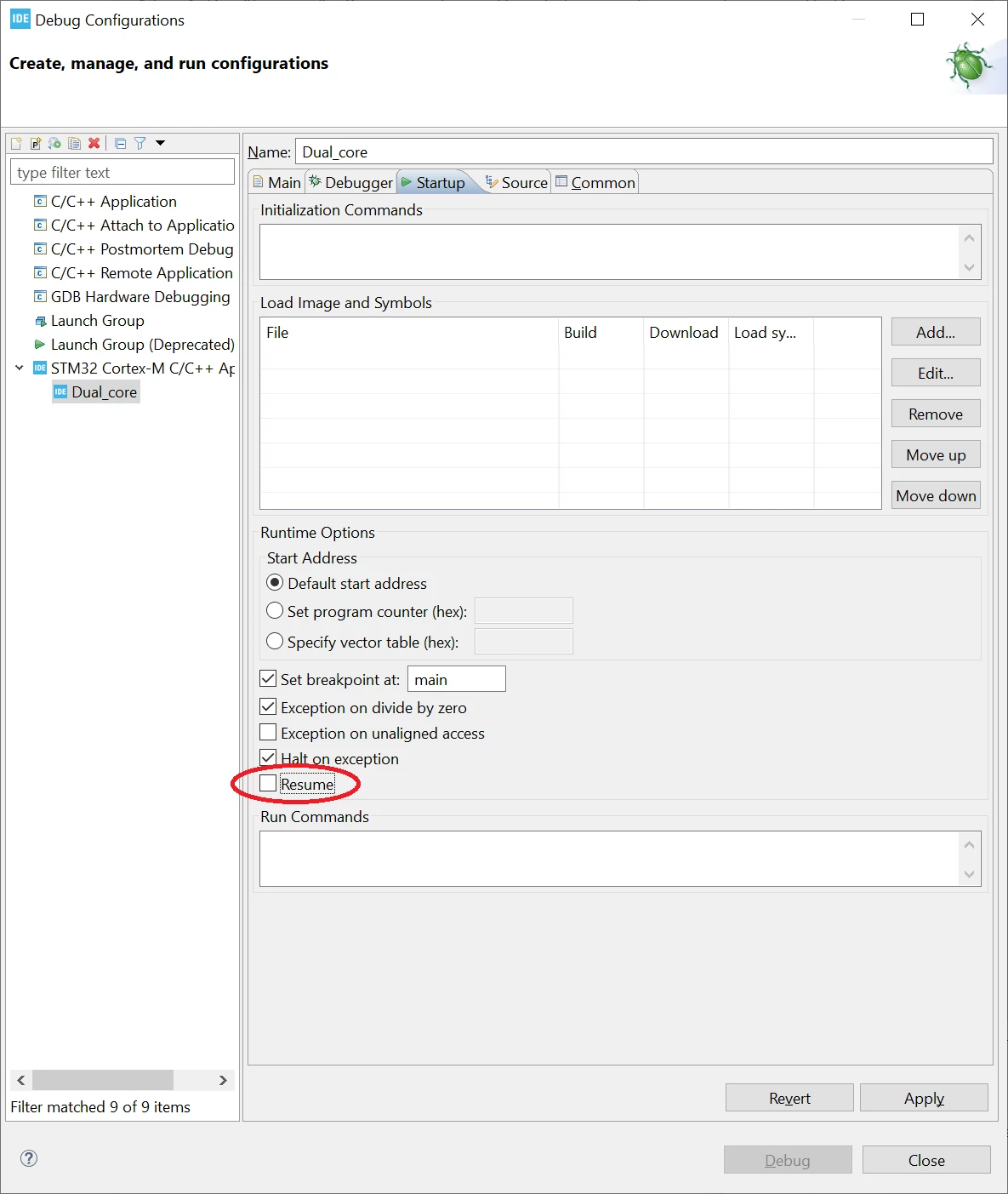 Cubaide Debugging Problem in debugging STM32WB bootloader file in Cube IDE | Community