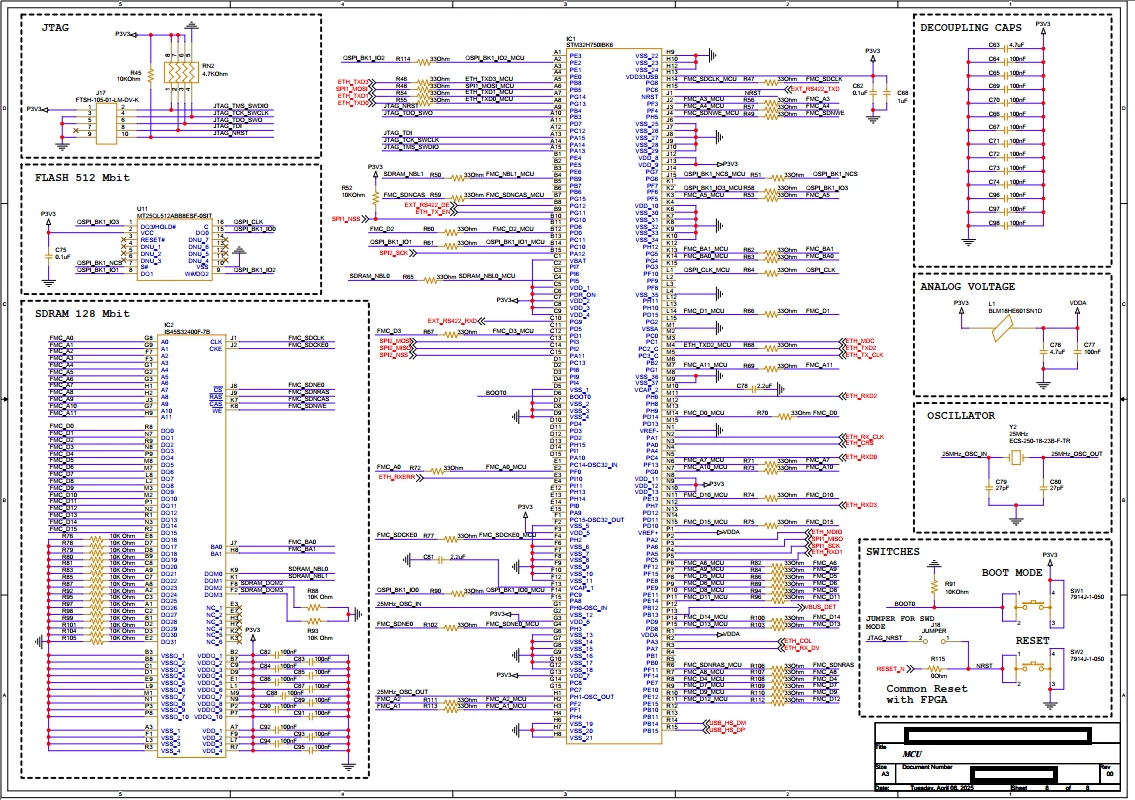 STM32H750IB SCHEMATICS