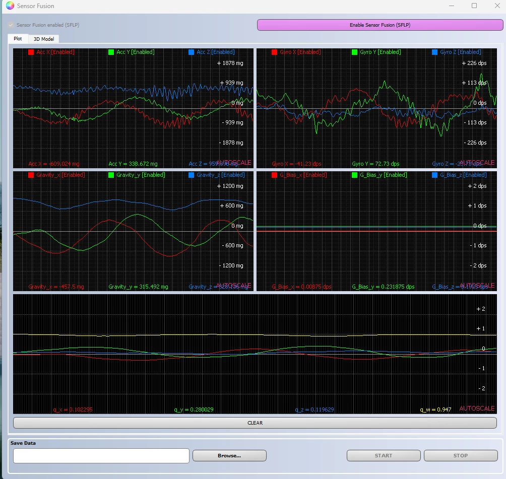 Unicleo-GUI vs Unico-GUI in Gravity Vector Graphing and Data ...