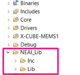 Figure 16 - Folder Structure