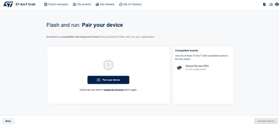 Figure 3: Pair your device