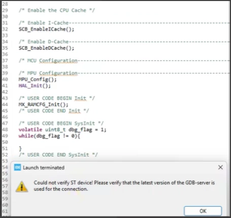 STM32N6: Debugging Issues with External Flash and RAM Debug in FSB ...