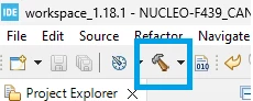 Figure 19. Build project button