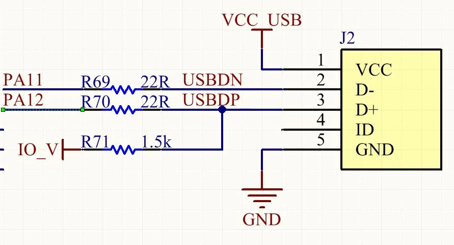 stm32f401 USB schematic | Community