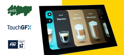 Build attractive and intuitive embedded GUIs faster with EDT Smart Embedded Display and STM32