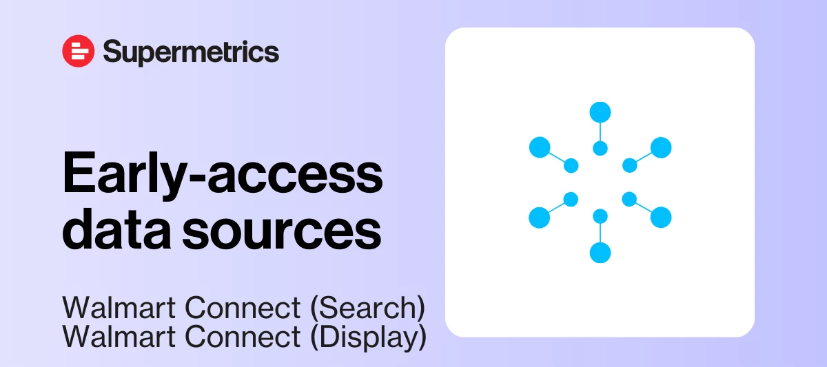 Walmart Connect (Display) and Walmart Connect (Search) available for early access!