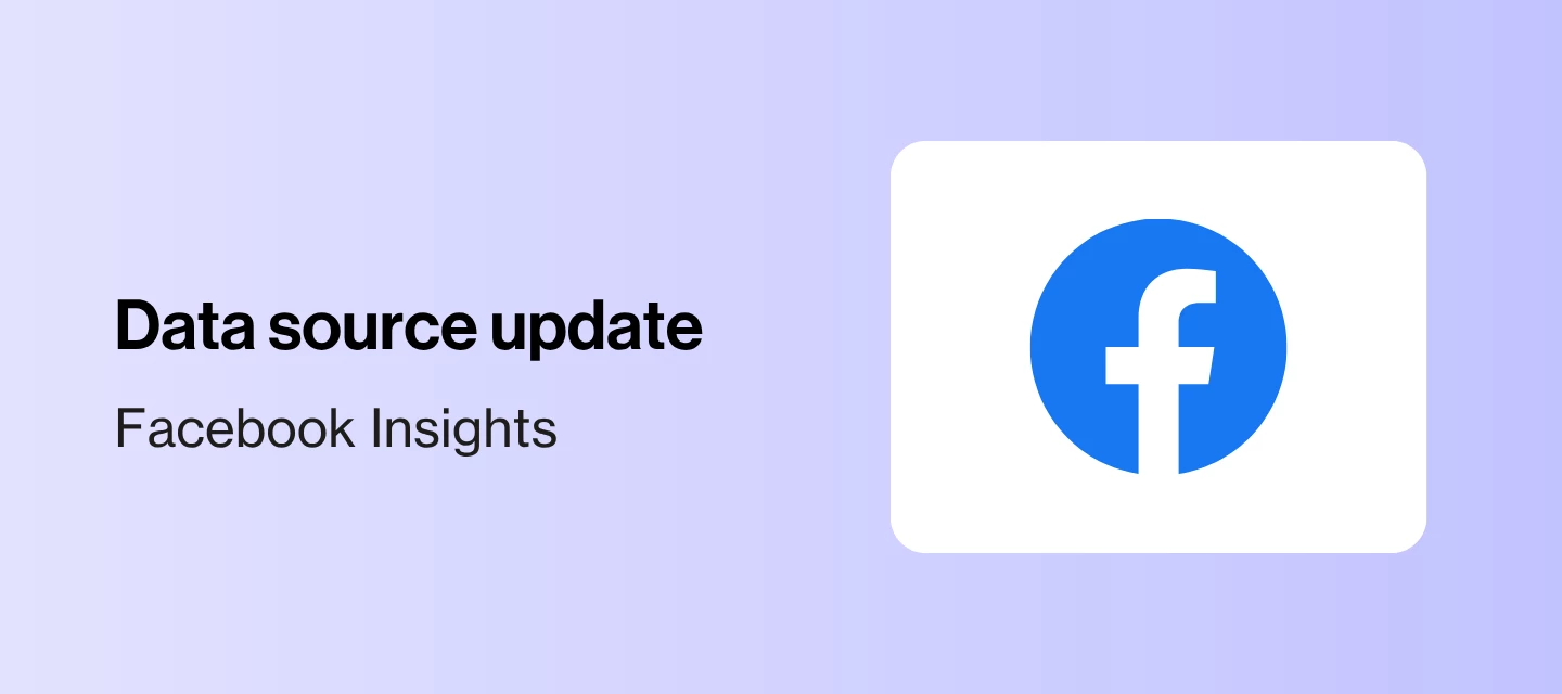 Facebook Insights field changes
