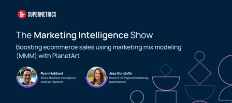 How does PlanetArt use marketing mix modeling (MMM) to optimize their marketing?