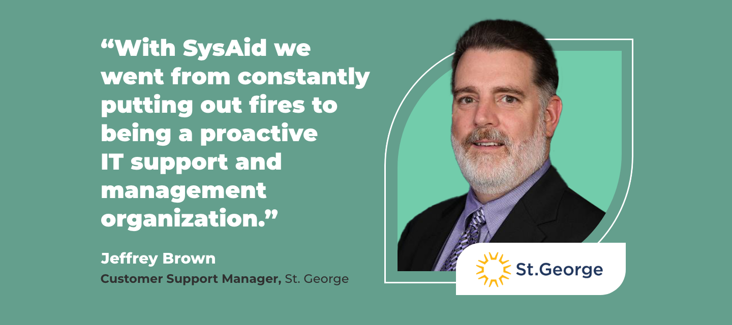 SysAid helps St George (Utah, USA) successfully transforme its support operations and automate key processes