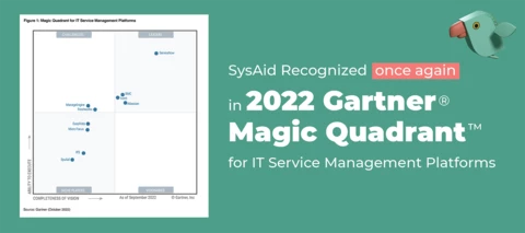 SysAid Named Once Again in 2022 Gartner Magic Quadrant !