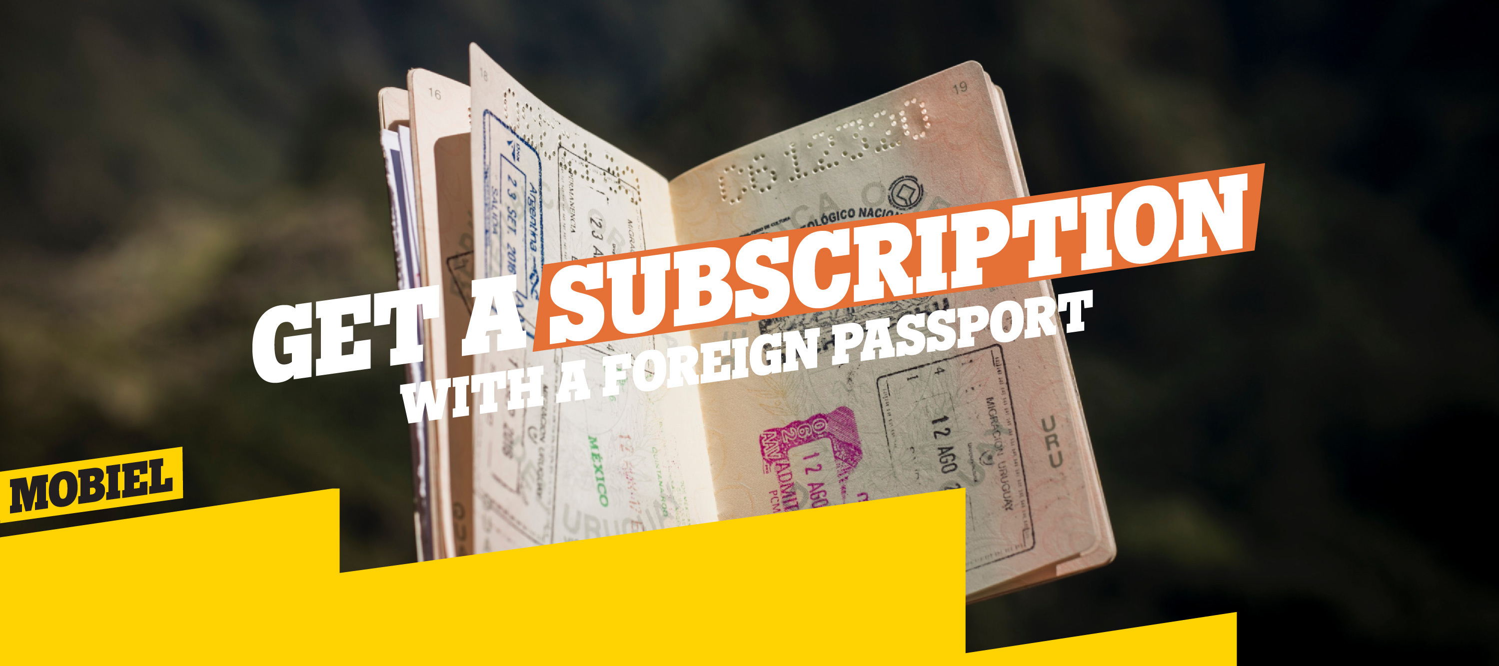How can I get a Tele2 mobile subscription with a foreign passport?