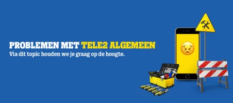 Op dit moment kun je problemen ervaren met mobiel internet