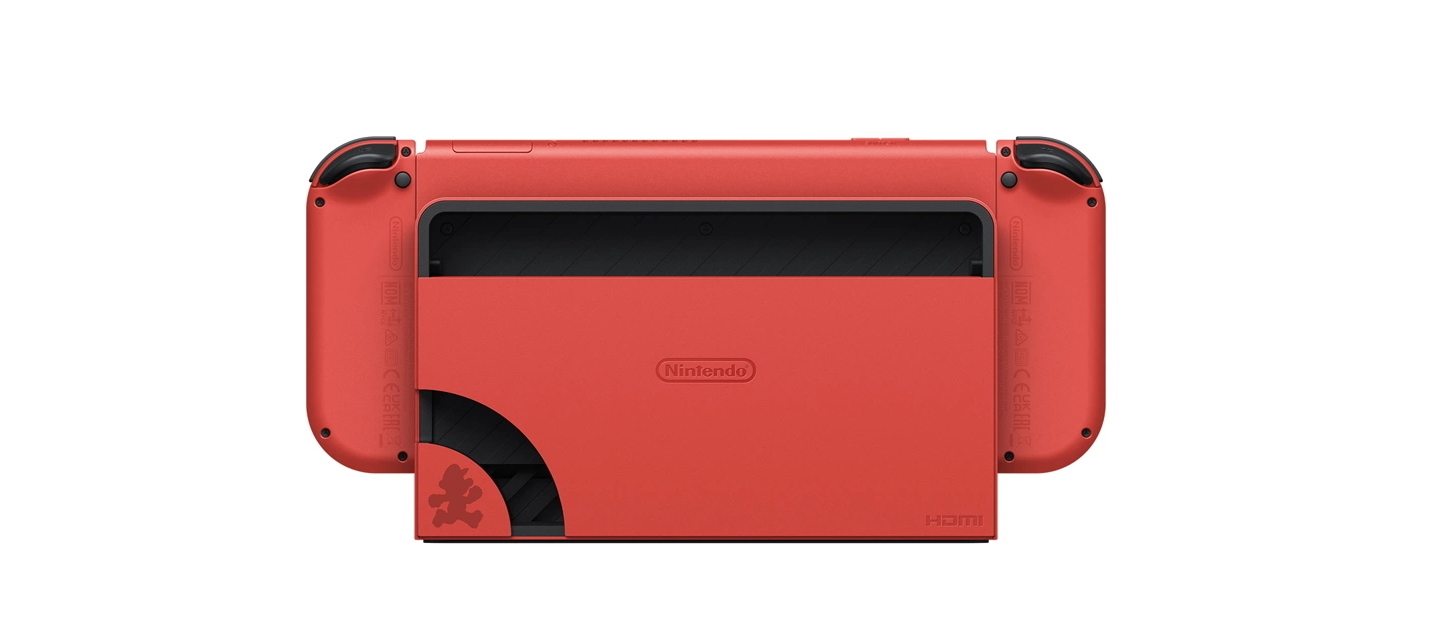 Nintendo Switch OLED Mario Red -pelikonsoli