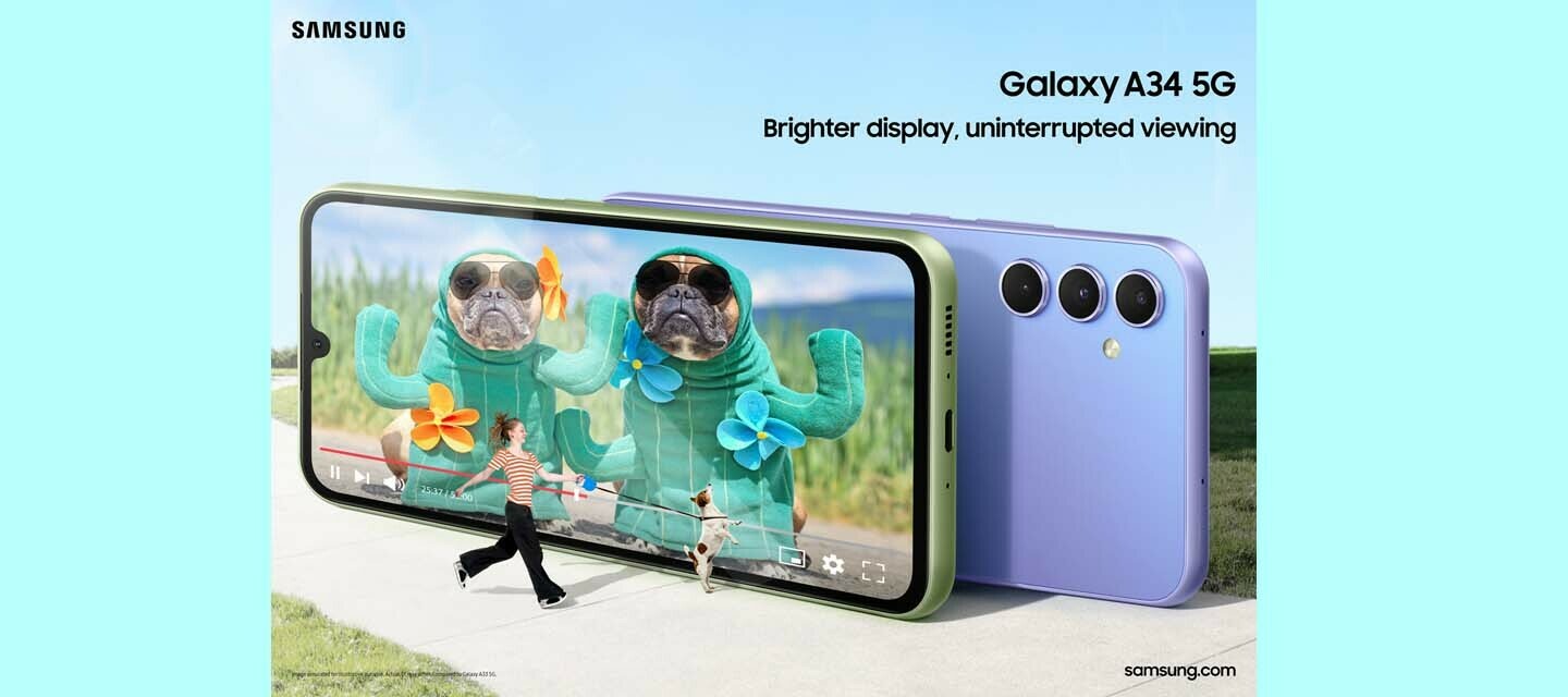 Esittelyssä Samsung Galaxy A34 5G