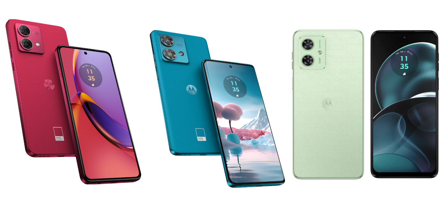 Esittelyssä Motorolan uutuusmallit Edge 40 Neo 5G, Motorola G84 5G, G54 5G ja G14