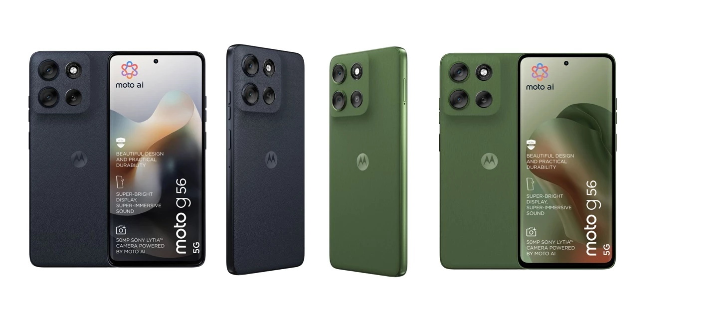 Esittelyssä uutuuspuhelin Motorola G56 5G