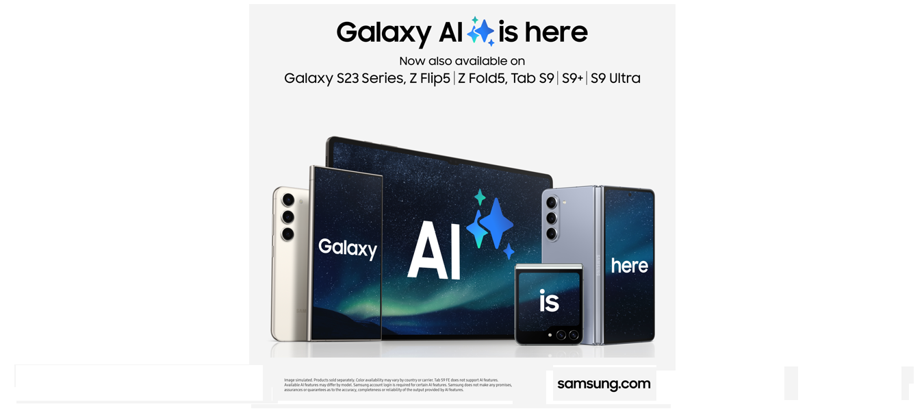 Samsung tuo Galaxy AI -tekoälytoiminnot vuoden 2023 huippulaitteilleen osana One UI 6.1 päivitystä