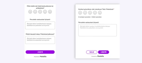 Kyselyt Telia Yhteisön käyttäjille - näin voit antaa meille helposti palautetta