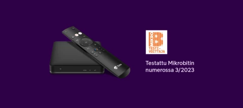 Telia TV digiboksista testivoittaja Mikrobitin digiboksi-vertailussa