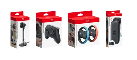 Lisätarvikeuutuudet Nintendo Switch 2 -konsolillesi