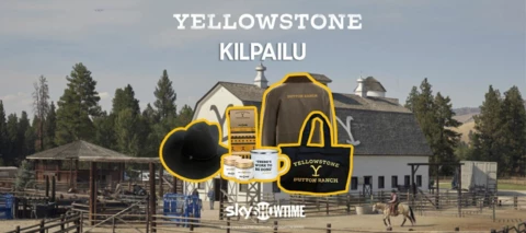 Osallistu Yellowstone-aiheiseen kilpailuun ja voita upea fanituotepaketti!