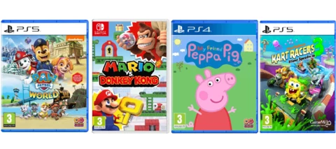 Konsolipelit perheen pienimmille