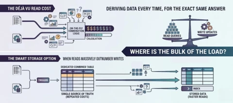 Sometimes, storing data twice is the smart move