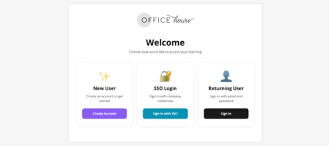 Sign In Page: Three-Column Layout