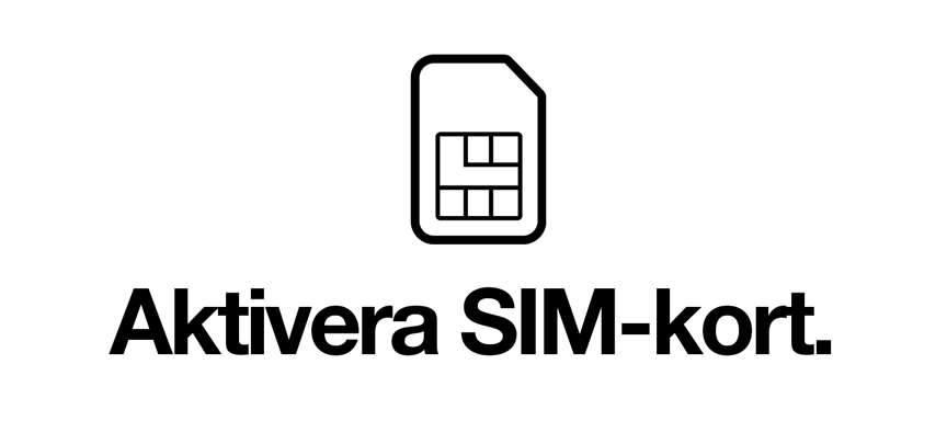 Aktivera nytt SIM-kort