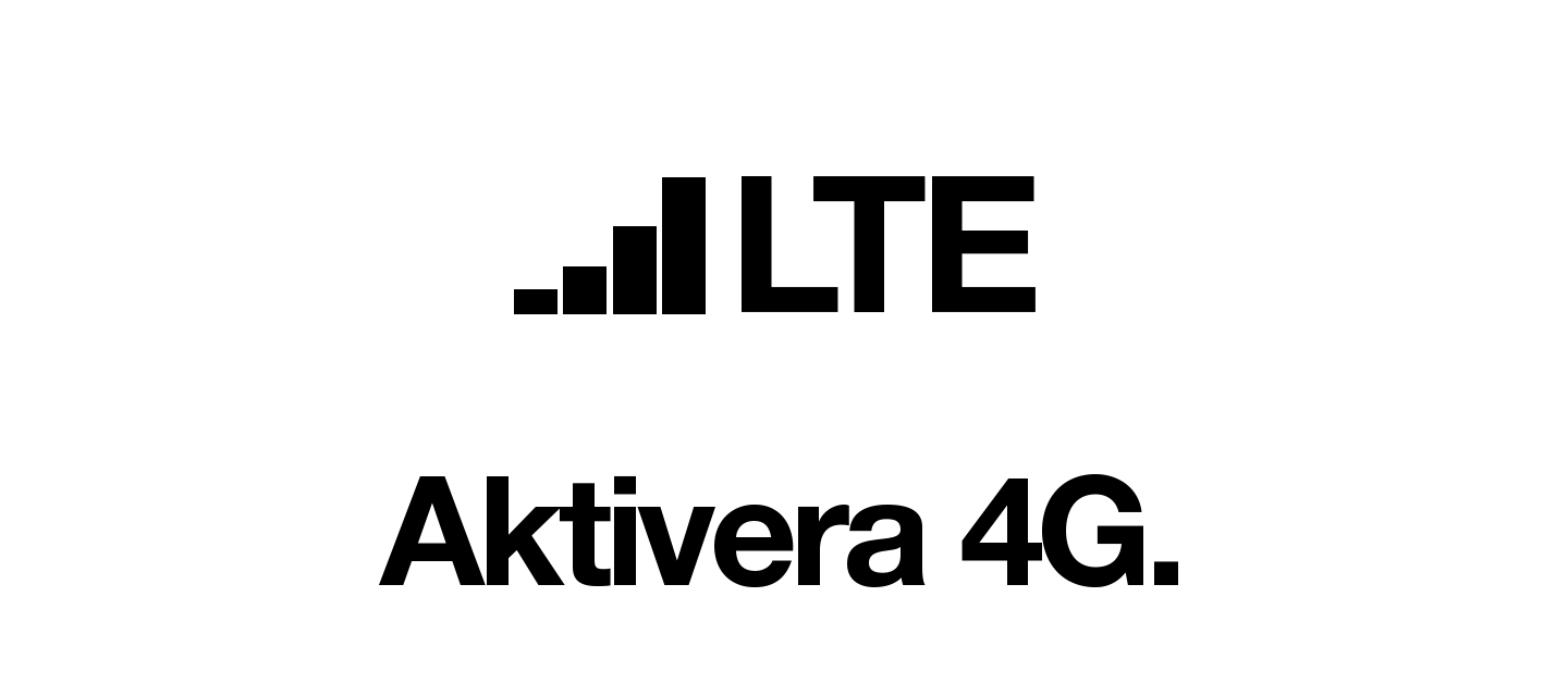 Aktivera 4G / VoLTE i din mobil